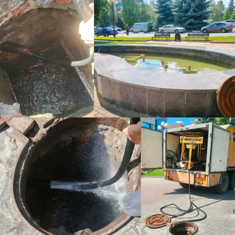 В Курске на улице Ленина вандалы засорили систему водоотведения