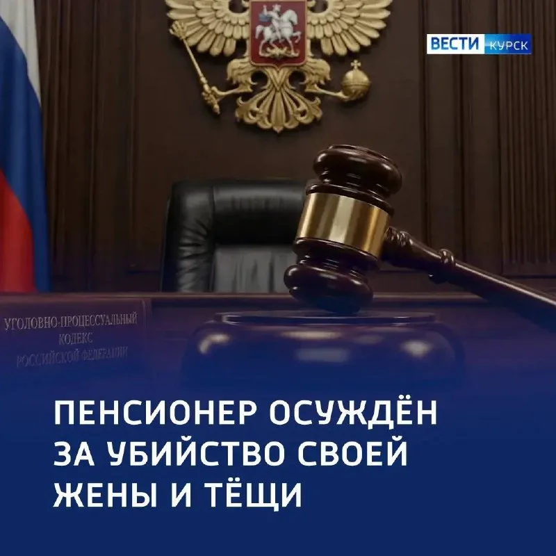 73-летний курянин осуждён за убийство жены и тёщи