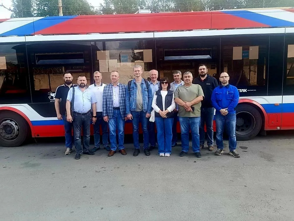 Курскэлектротранс изучает опыт Брянского троллейбусного управления по повышению производительности труда