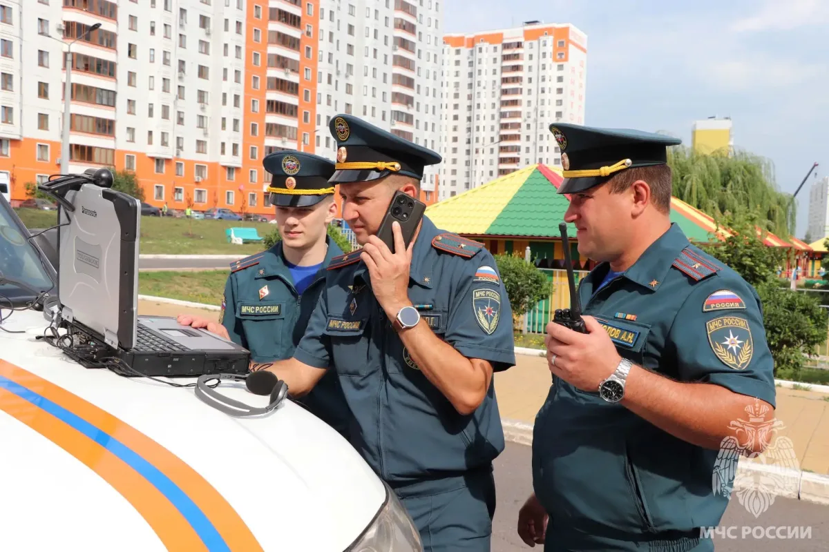 В Курской области прошли учения по действиям в чрезвычайных ситуациях