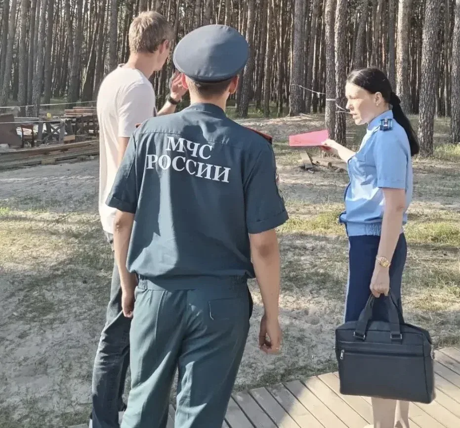 В Курске мангальные зоны оборудованы огнетушителями после проверки прокуратуры