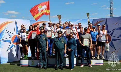 Курские спасатели заняли второе место на спартакиаде МЧС