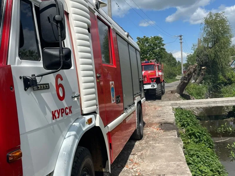 Пожар в Сеймском округе Курска: оперативные службы ликвидировали возгорание