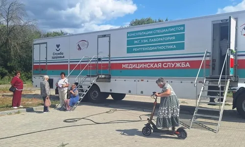 В Пристенском районе врачи Поезда здоровья провели обследование 356 человек