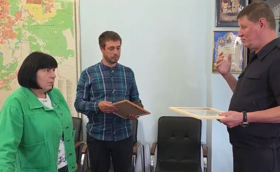 Куряне получили благодарности за героизм в экстренных ситуациях