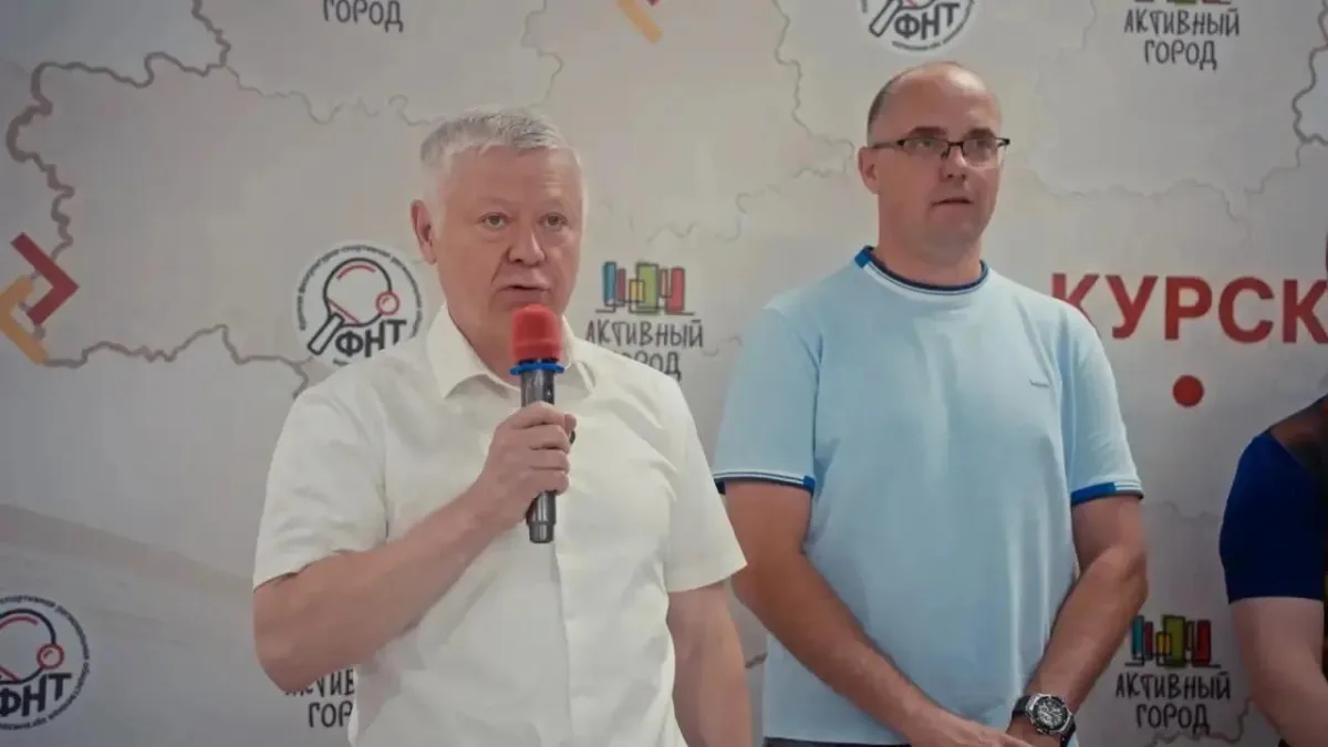 В Курске открылась секция настольного тенниса для пожилых людей