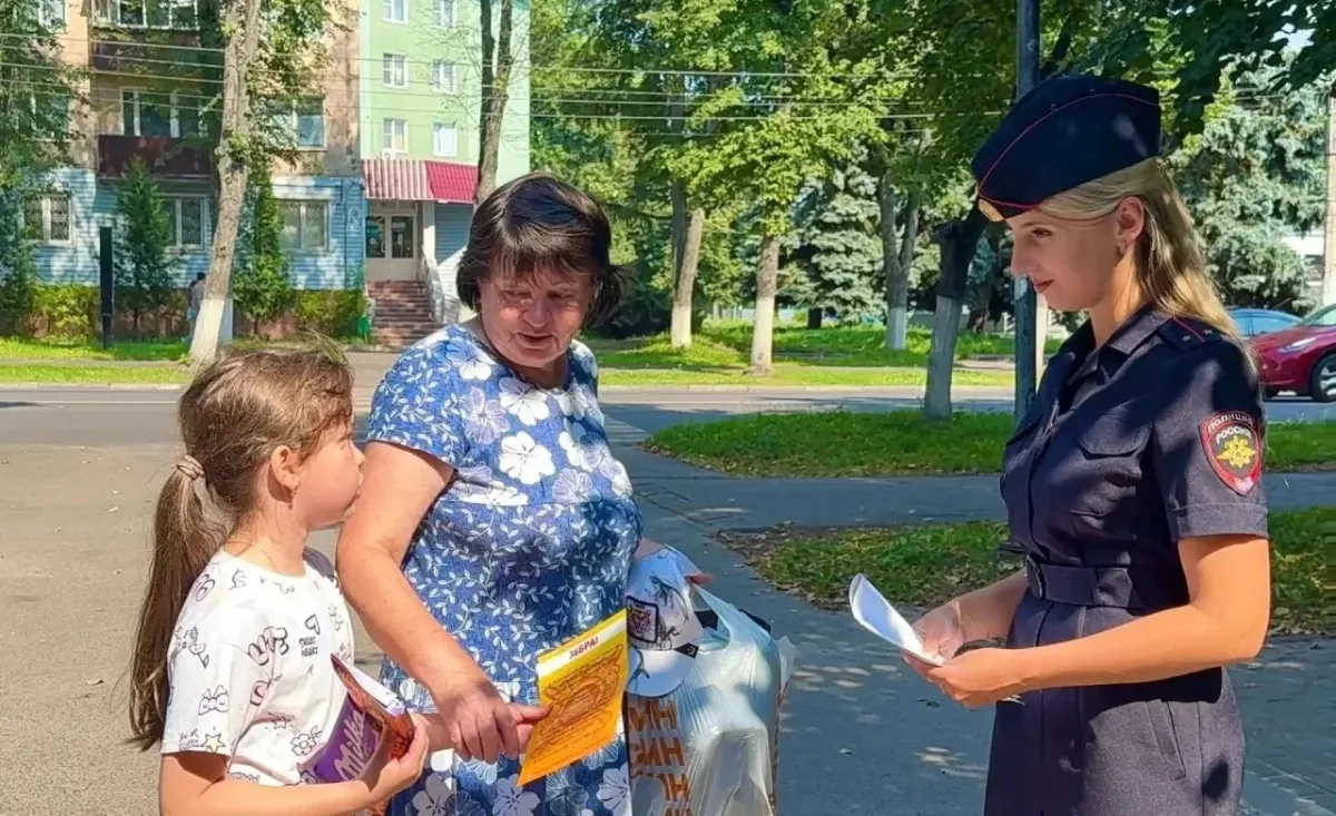 В Курске прошла акция «Зебра» для повышения безопасности пешеходов