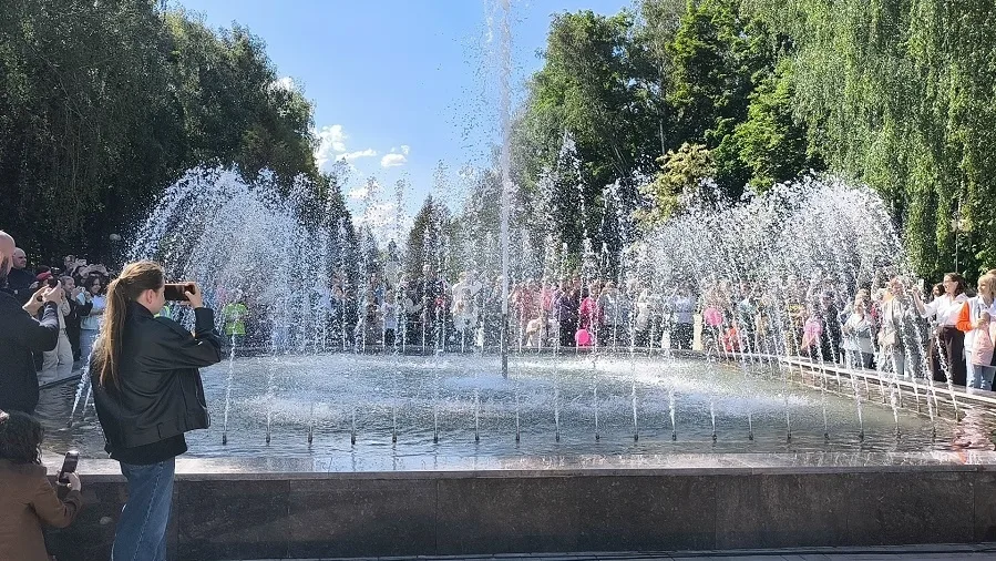 Фонтан в парке Рокоссовского в Курске закрыт на ремонт из-за поломки