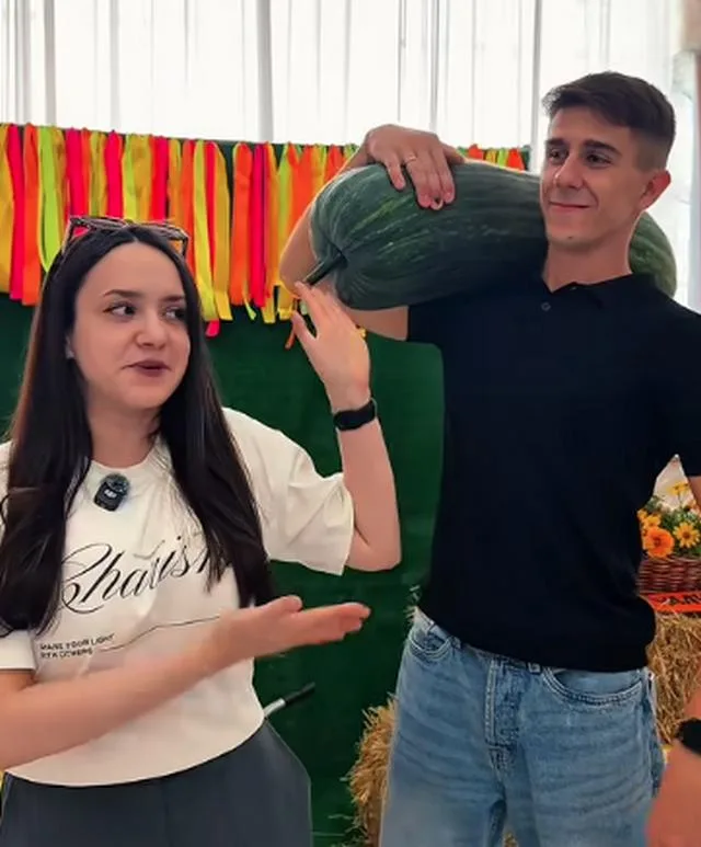 Курянка Екатерина Баева победила в конкурсе на самый большой кабачок