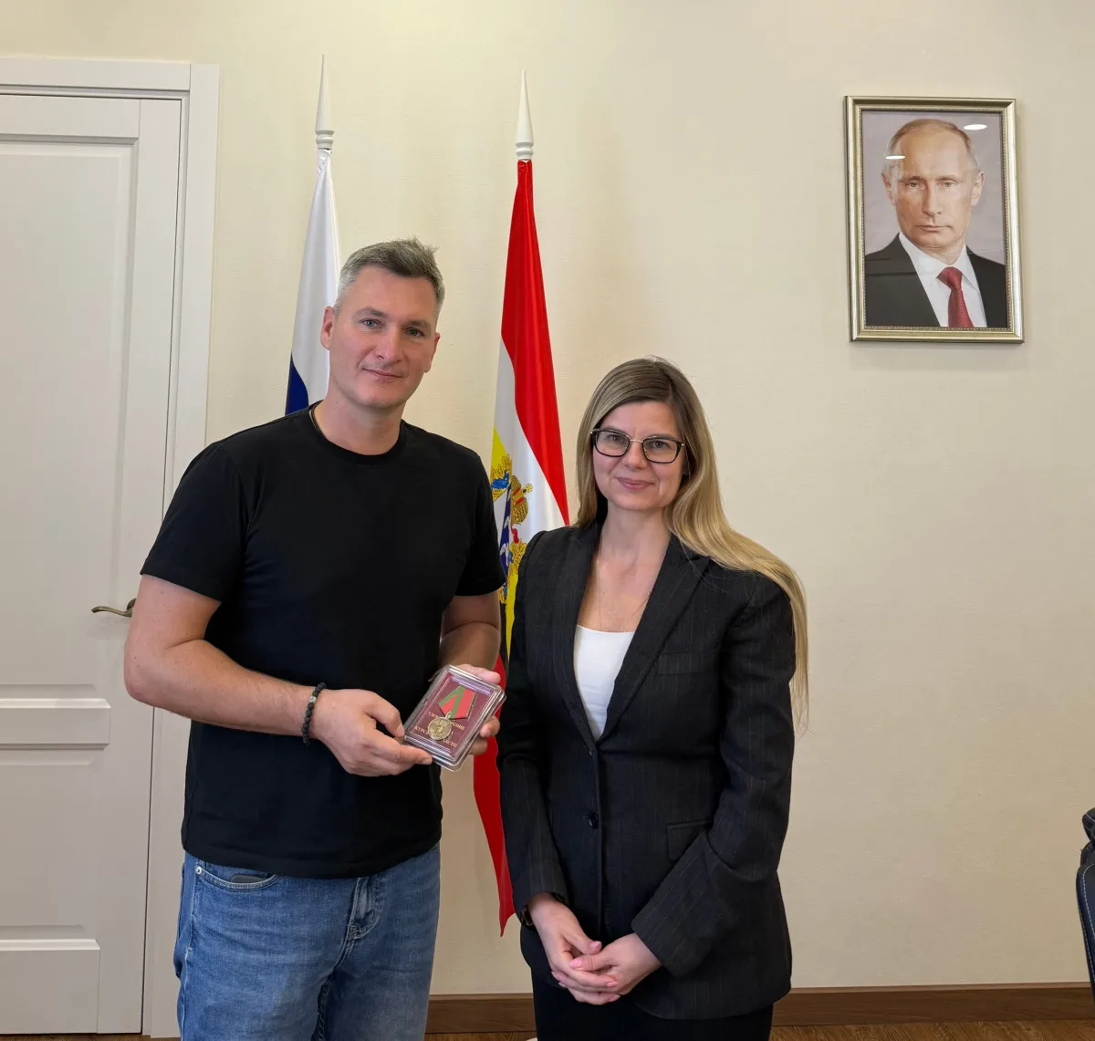 В Курской области наградили журналистов за вклад в освобождение региона