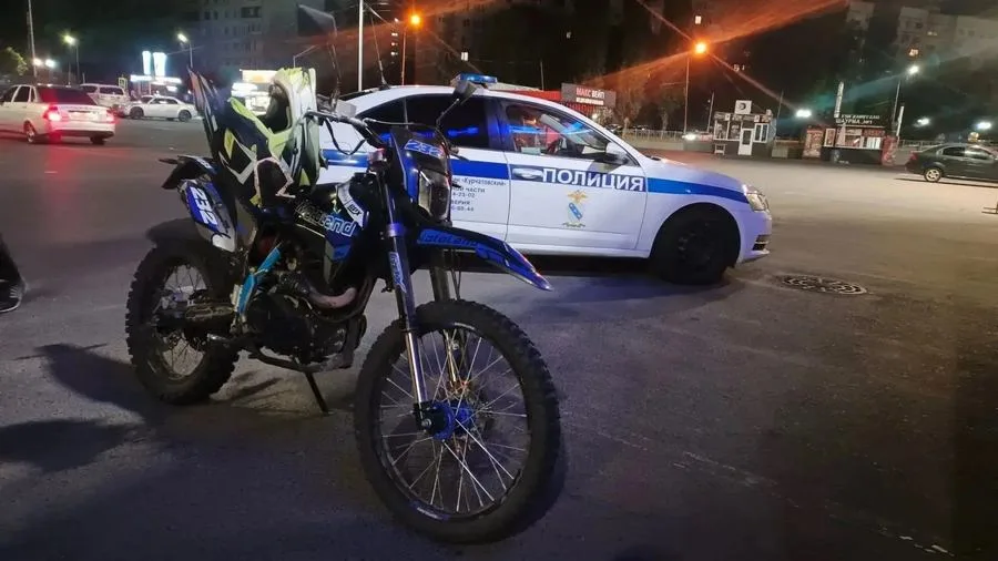В Курчатове прошел рейд ГИБДД по контролю за мототранспортом