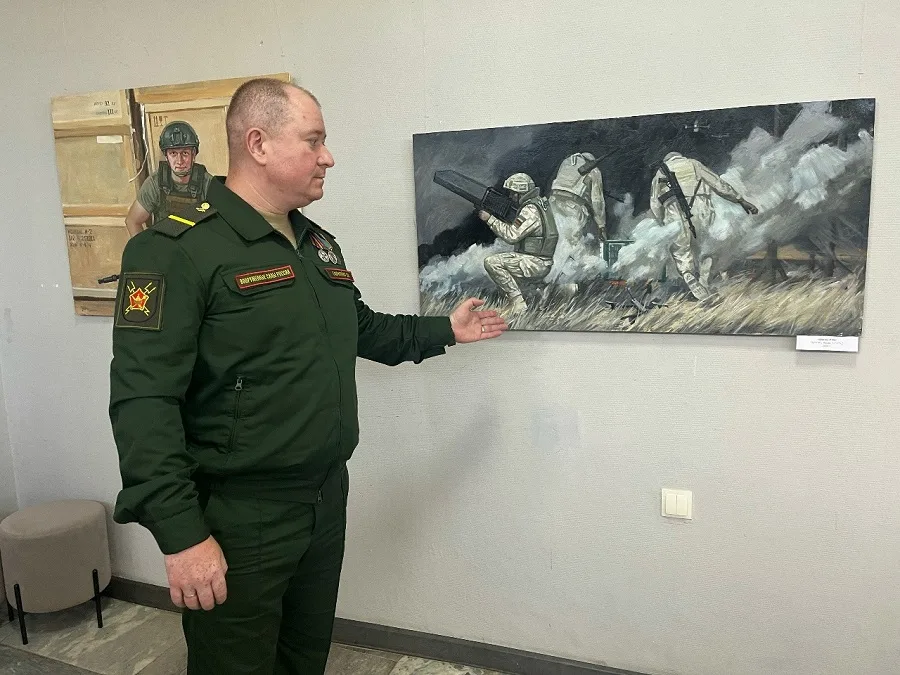 В Курске открылась выставка «Родина и её герои прошлого и настоящего»