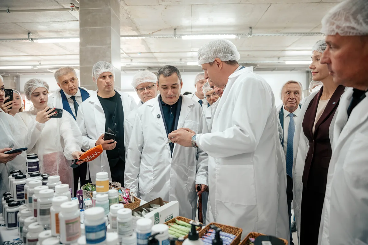 Губернатор Курской области Александр Хинштейн посетил Курский район с рабочим визитом