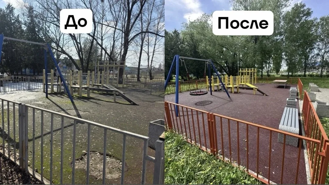Курская область обновила 62 общественных пространства в 2026 году