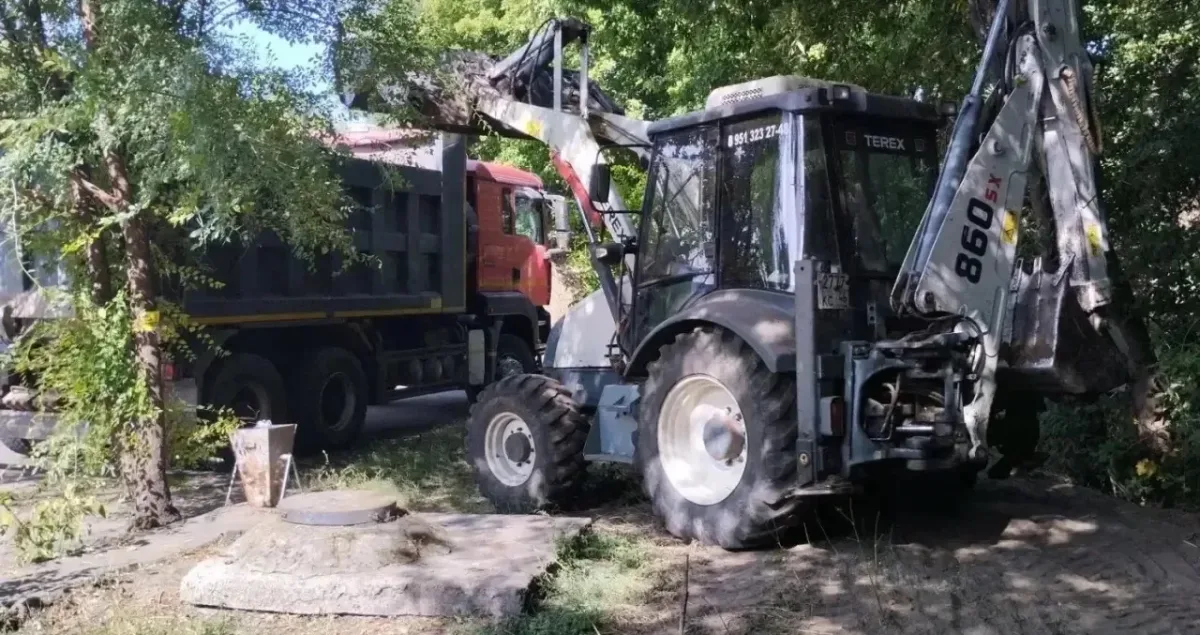 В Курске ликвидирована несанкционированная свалка на улице Малиновой